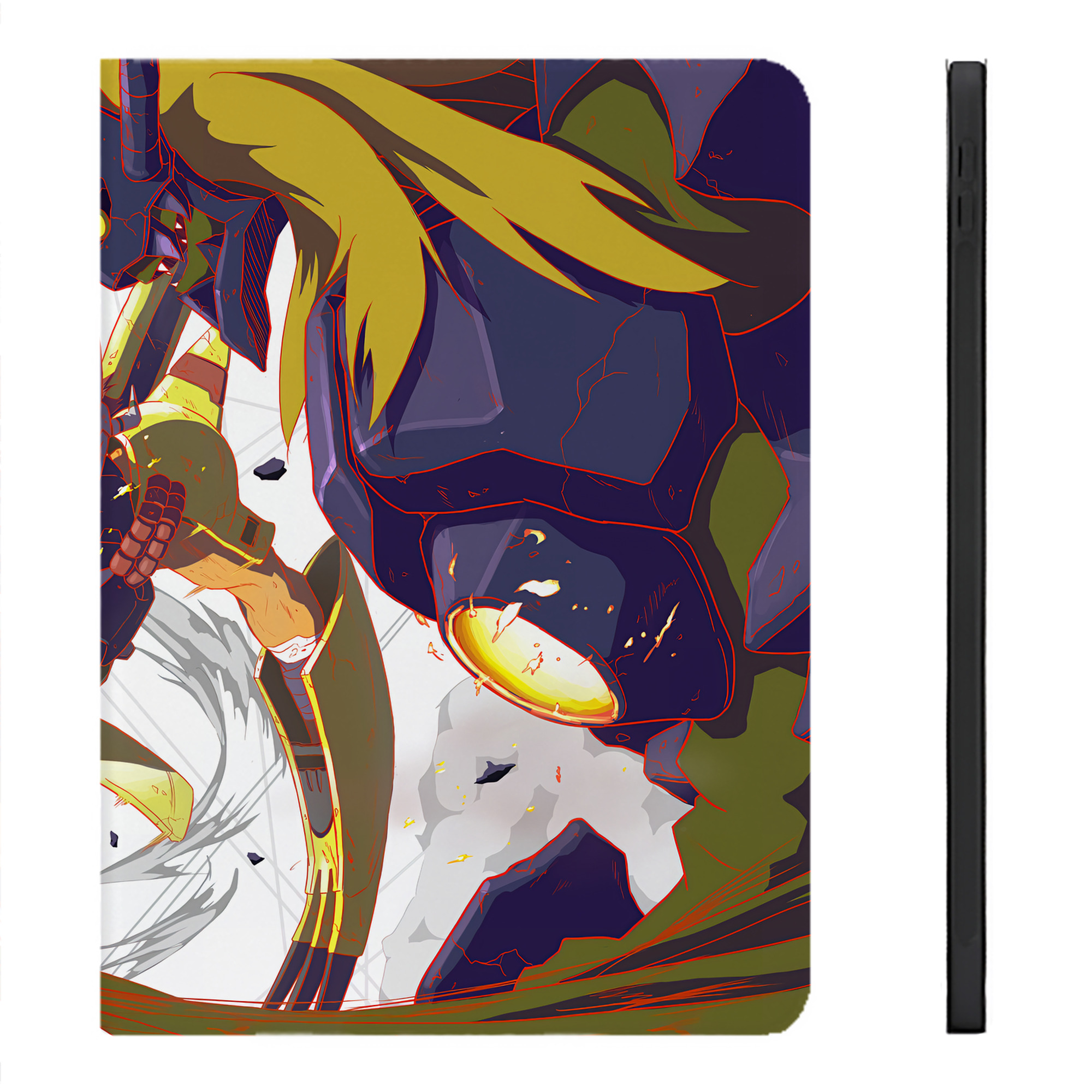 （画像用） Digimon デジタルモンスター/デジモン IPadケース ペンホルダー付き ブックスタイルデザイン